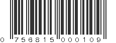 UPC 756815000109