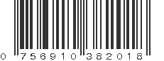 UPC 756910382018