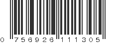 UPC 756926111305