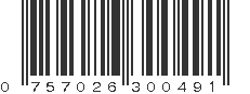 UPC 757026300491