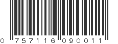 UPC 757116090011