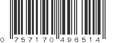 UPC 757170496514