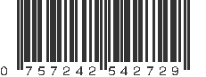 UPC 757242542729