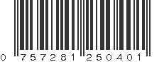 UPC 757281250401