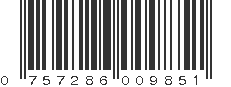 UPC 757286009851