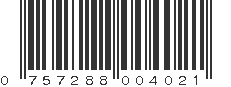 UPC 757288004021