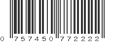 UPC 757450772222