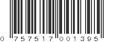 UPC 757517001395