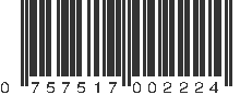 UPC 757517002224