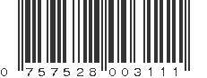 UPC 757528003111