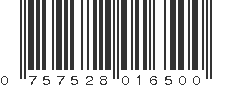 UPC 757528016500
