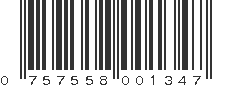 UPC 757558001347