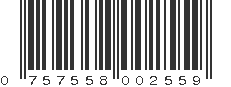 UPC 757558002559