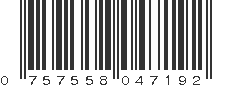 UPC 757558047192