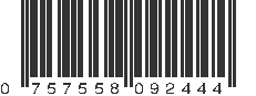 UPC 757558092444