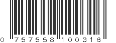 UPC 757558100316