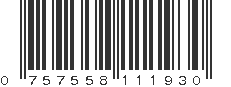 UPC 757558111930