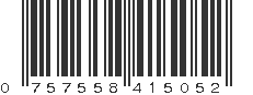 UPC 757558415052