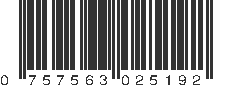 UPC 757563025192