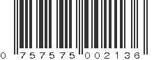 UPC 757575002136