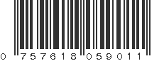 UPC 757618059011