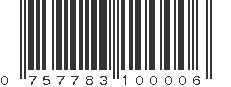 UPC 757783100006