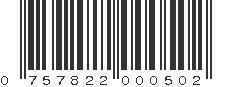 UPC 757822000502