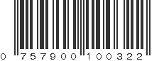 UPC 757900100322