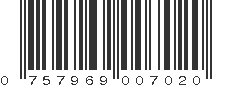 UPC 757969007020