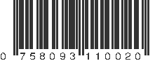 UPC 758093110020