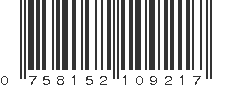 UPC 758152109217