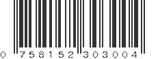 UPC 758152303004