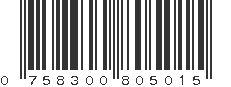 UPC 758300805015