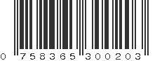 UPC 758365300203