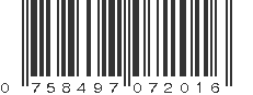 UPC 758497072016