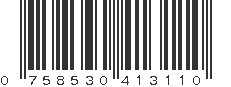 UPC 758530413110