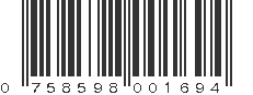 UPC 758598001694