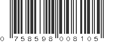 UPC 758598008105