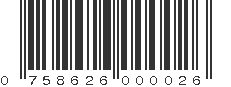 UPC 758626000026