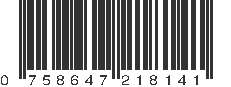 UPC 758647218141