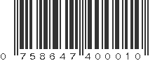 UPC 758647400010