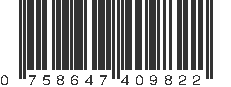 UPC 758647409822