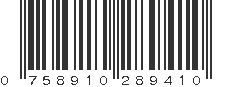 UPC 758910289410