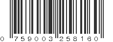 UPC 759003258160