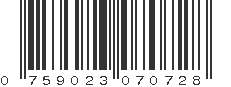 UPC 759023070728