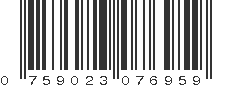 UPC 759023076959