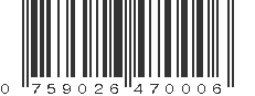 UPC 759026470006