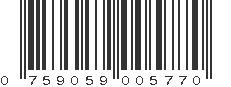 UPC 759059005770