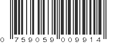 UPC 759059009914