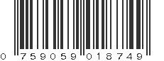 UPC 759059018749